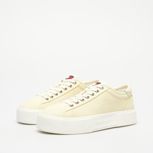 Damskie sneakersy (buty) TOMMY HILFIGER TJW FOXING FLATFORM SNEAKER en0en02480zho kolor żółty