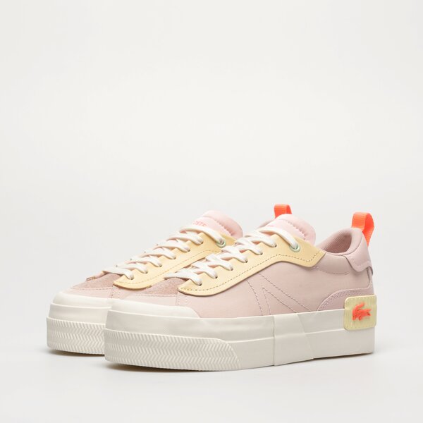 Damskie sneakersy (buty) LACOSTE L004 PLATFORM 123 3 CFA 745cfa0046amy kolor różowy