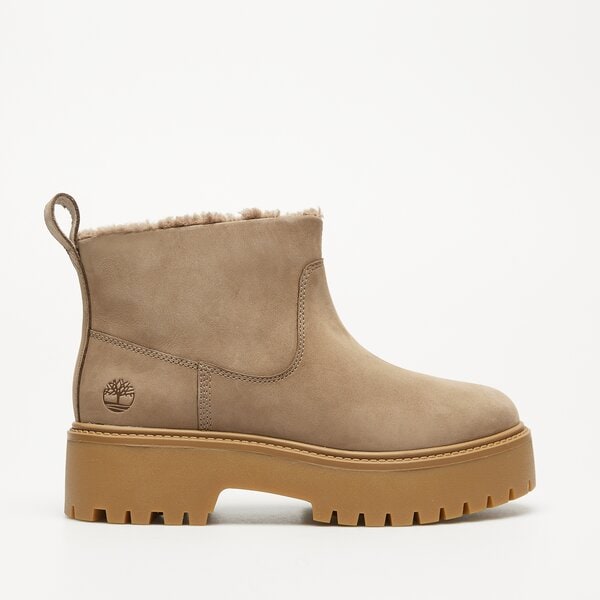 Damskie botki / sztyblety TIMBERLAND STONE STREET MID WARM LINED BOOT tb0a283gen51 kolor beżowy