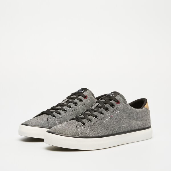 Męskie trampki TOMMY HILFIGER TH HI VULC LOW CHAMBRAY fm0fm04945bds kolor szary