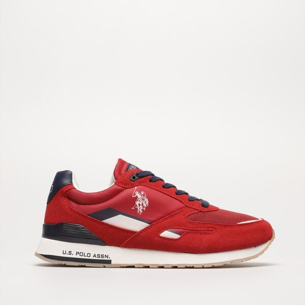 Męskie sneakersy (buty) U.S. POLO ASSN TABRY003  tabry003red004 kolor czerwony