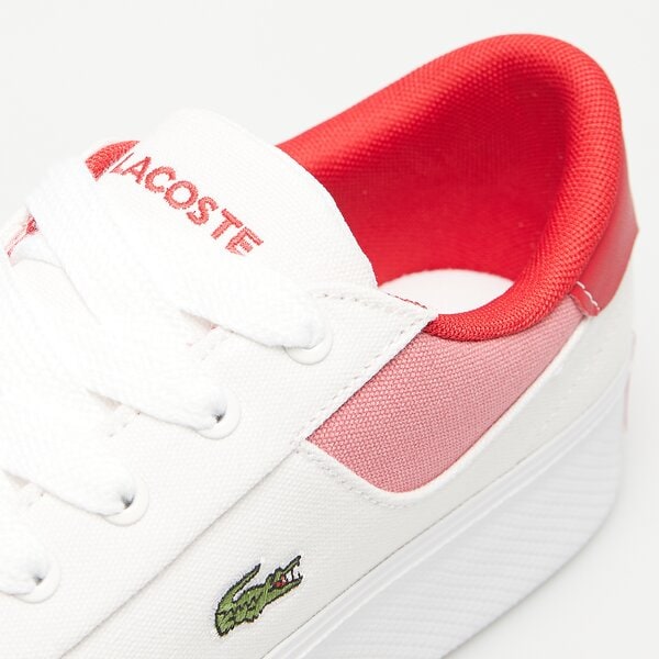 Damskie trampki LACOSTE ZIANE PLATFORM 124 4 CFA 747cfa0011286 kolor biały