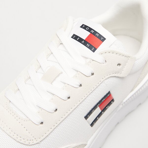 Damskie sneakersy (buty) TOMMY HILFIGER TJW TECH RUNNER ESS en0en02511ybs kolor biały