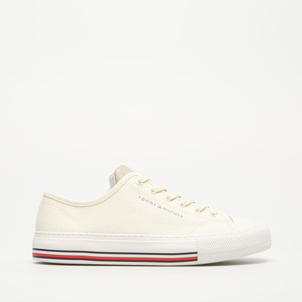 Dziecięce trampki TOMMY HILFIGER LOW CUT LACE-UP t3a9331851687500 kolor beżowy