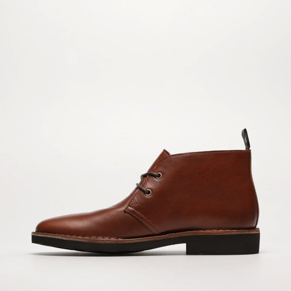 Męskie buty za kostkę POLO RL TALAN CHUKKA-BOOTS-MID CUT BOOT 812913548001 kolor brązowy