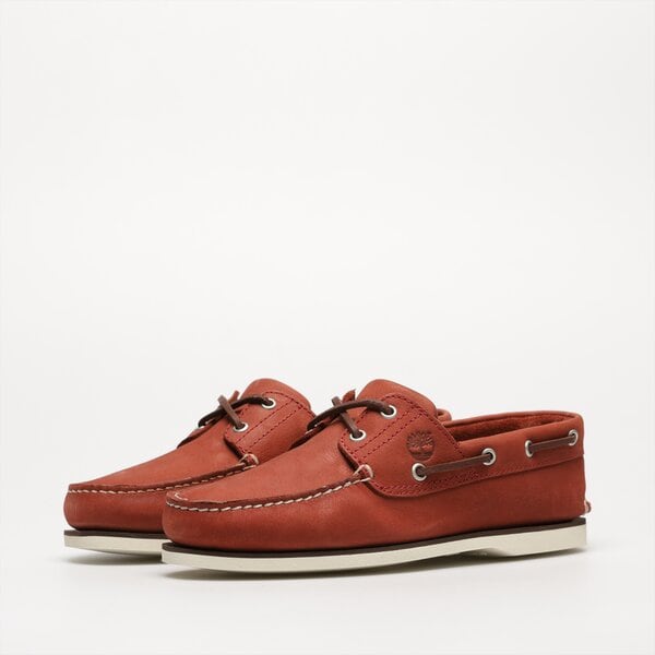 Męskie mokasyny TIMBERLAND CLASSIC BOAT 2 EYE  tb0a5quvdh91 kolor czerwony