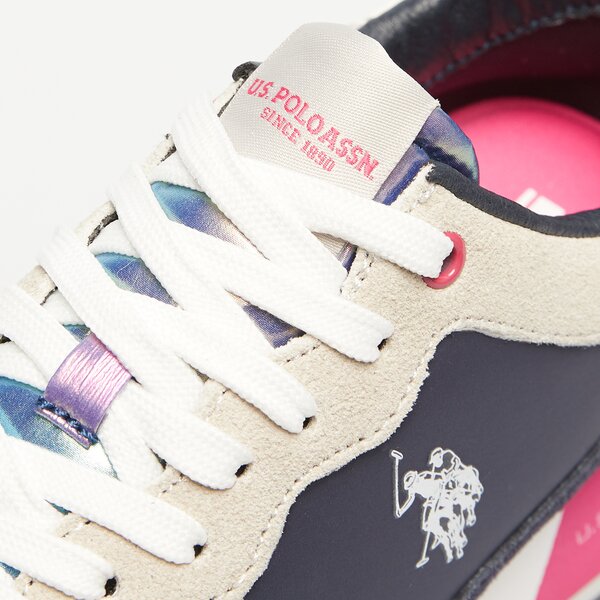 Damskie sneakersy (buty) U.S. POLO ASSN. SACHA sacha002dbllvio1 kolor multicolor