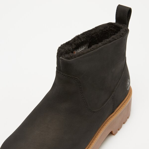 Damskie botki / sztyblety TIMBERLAND STONE STREET MID WARM LINED BOOT tb0a283gw051 kolor czarny