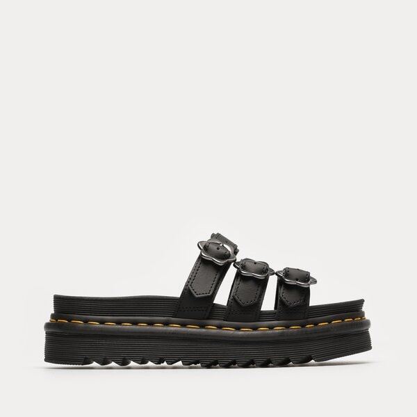 Damskie klapki DR MARTENS BLAIRE SLIDE FLWR  27785001 kolor czarny