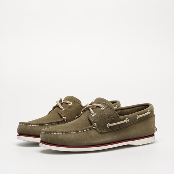 Męskie mokasyny TIMBERLAND CLASSIC BOAT 2 EYE  tb0a5qsc9911 kolor zielony