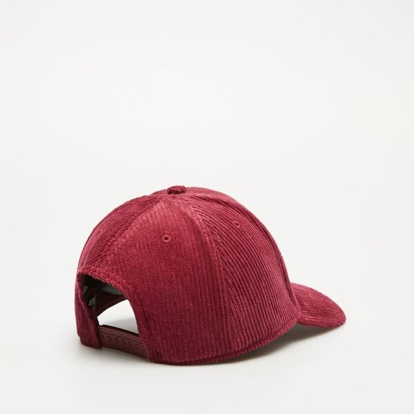 Damska czapka z daszkiem TIMBERLAND CZAPKA CORDUROY CAP tb0a2psq6371 kolor bordowy