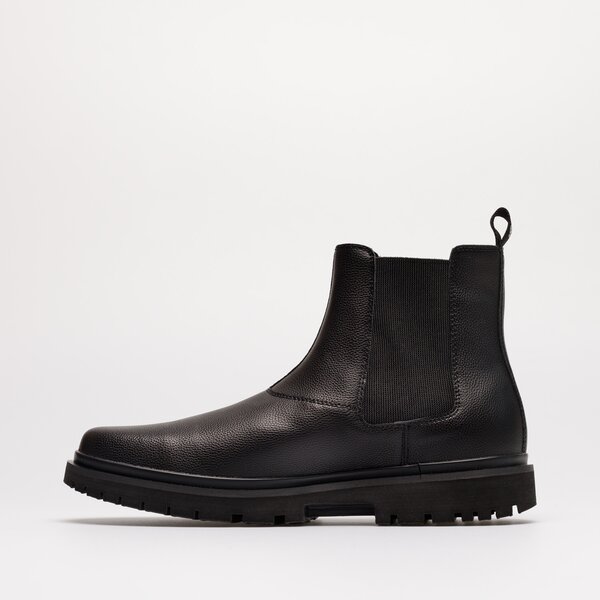 Męskie buty za kostkę CALVIN KLEIN LUG MID CHELSEA BOOT 2 ym0ym00544bds kolor czarny