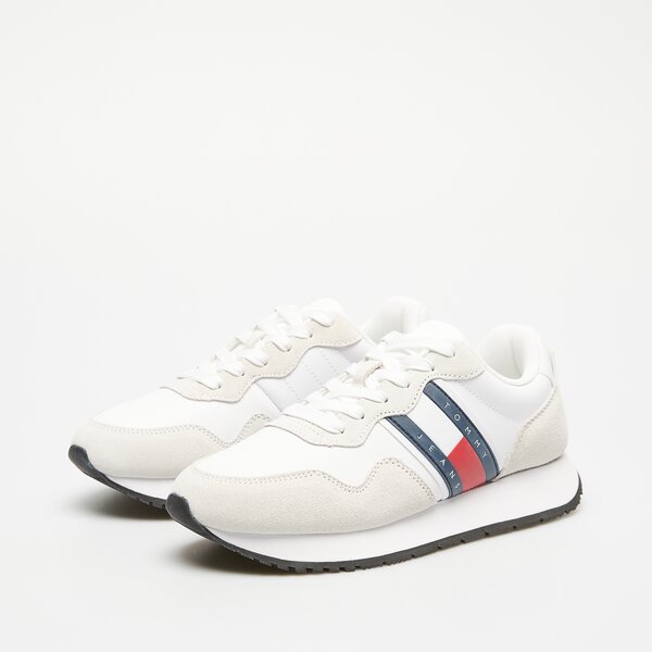 Damskie sneakersy (buty) TOMMY HILFIGER TJW EVA RUNNER MAT MIX ESS en0en02510ybs kolor biały