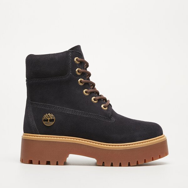 Damskie botki / sztyblety TIMBERLAND STONE STREET tb0a62pvep31 kolor granatowy