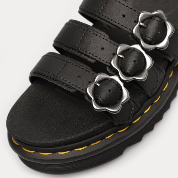 Damskie klapki DR MARTENS BLAIRE SLIDE FLWR  27785001 kolor czarny