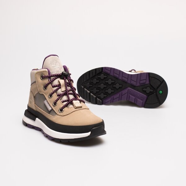 Dziecięce buty outdoor / trekkingowe TIMBERLAND FIELD TREKKER MID tb0a5n6uk511 kolor beżowy