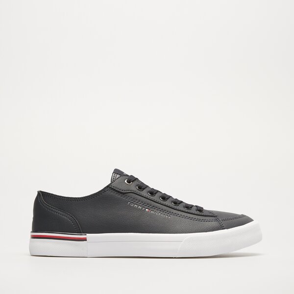 Męskie trampki TOMMY HILFIGER CORPORATE VULC LEATHER fm0fm04953dw5 kolor granatowy