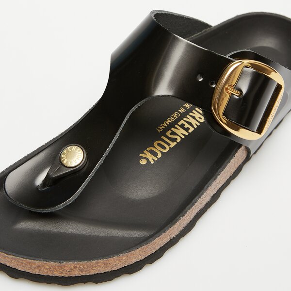 Damskie klapki BIRKENSTOCK GIZEH BB LENA HIGH 1021469 kolor czarny