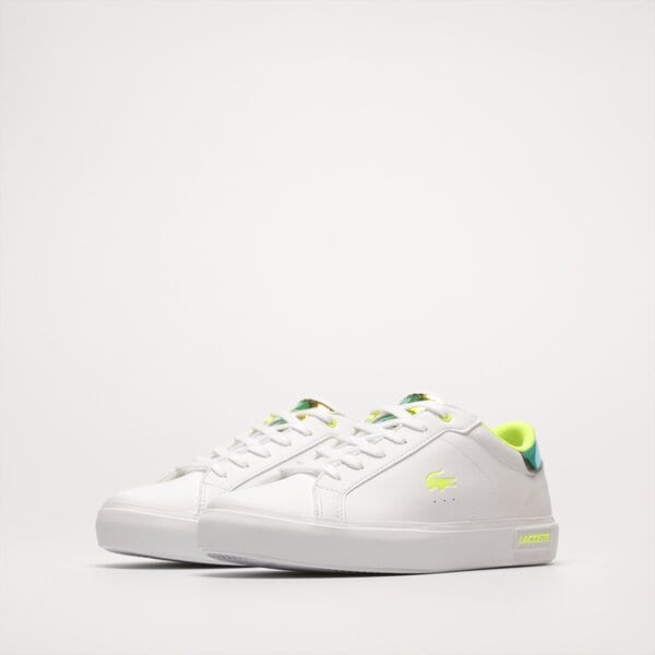 Dziecięce sneakersy (buty) LACOSTE POWERCOURT  745suj0012v05 kolor biały