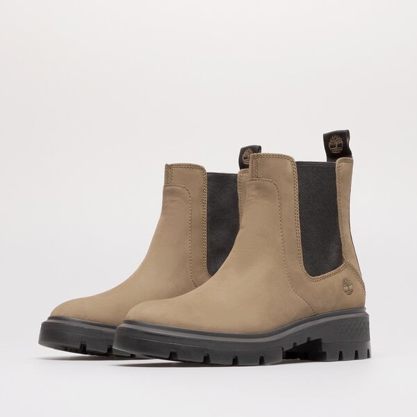 Damskie botki / sztyblety TIMBERLAND CORTINA VALLEY CHELSEA tb0a5nf33271 kolor khaki