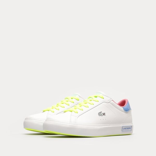 Dziecięce sneakersy (buty) LACOSTE POWERCOURT  745suj0013082 kolor biały