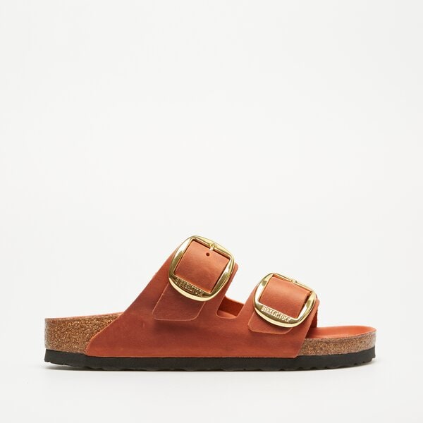 Damskie klapki BIRKENSTOCK ARIZONA BIG BUCKLE LEOI 1026661 kolor pomarańczowy