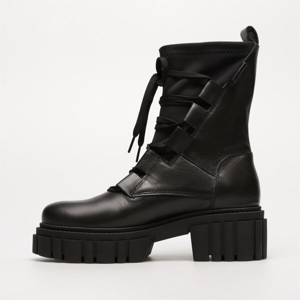 Damskie botki / sztyblety SYMBIOSIS BOOTS ADELINE  syl100019 kolor czarny