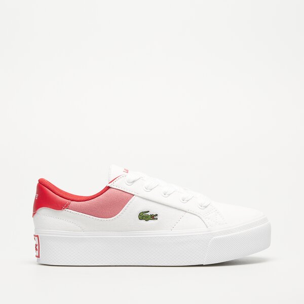 Damskie trampki LACOSTE ZIANE PLATFORM 124 4 CFA 747cfa0011286 kolor biały