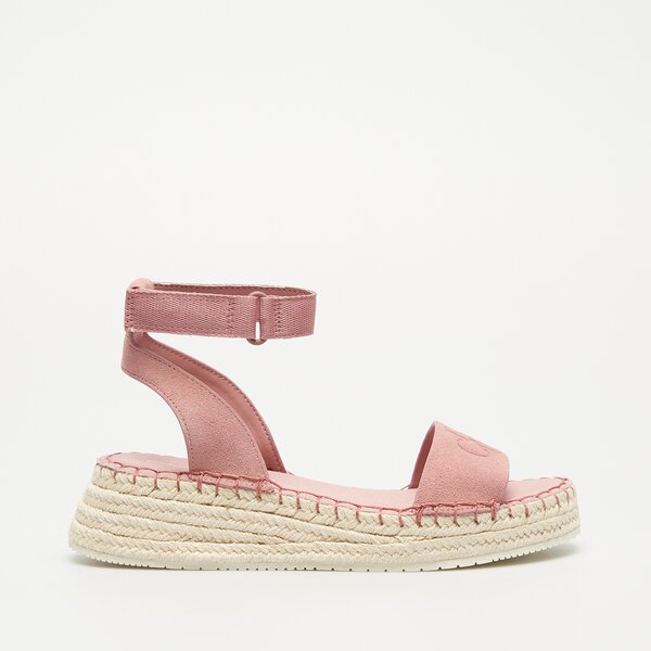 Damskie sandały CALVIN KLEIN SPORTY WEDGE ROPE SU CON yw0yw00977tqy kolor różowy