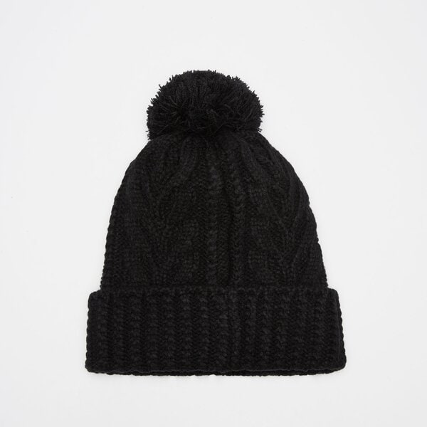 Damska czapka zimowa TIMBERLAND CZAPKA CABLE PREMIUM POM BEANIE tb0a1ero0011 kolor czarny