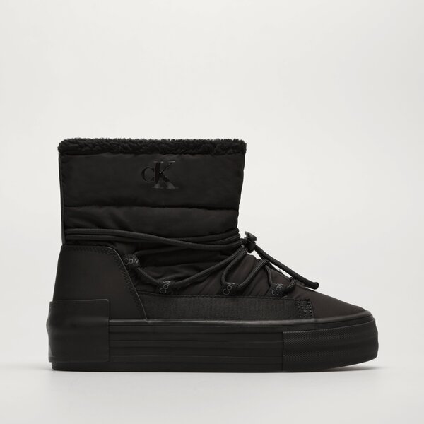 Damskie śniegowce CALVIN KLEIN BOLD VULC FLATF SNOW BOOT WN yw0yw011810gt kolor czarny