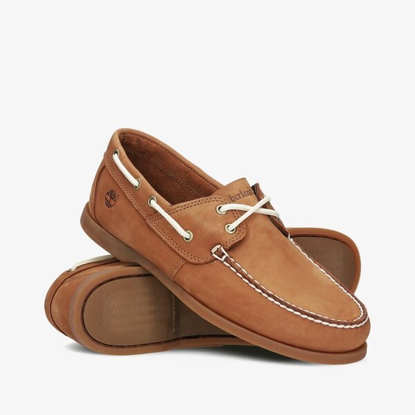 Męskie mokasyny TIMBERLAND CEDAR BAY BOAT SHOE tb0a2hema681 kolor brązowy