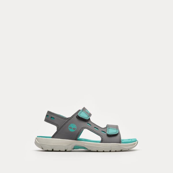 Dziecięce sandały / klapki TIMBERLAND MOSS JUMP 2 STRAP SANDAL tb0a5sykw081 kolor szary