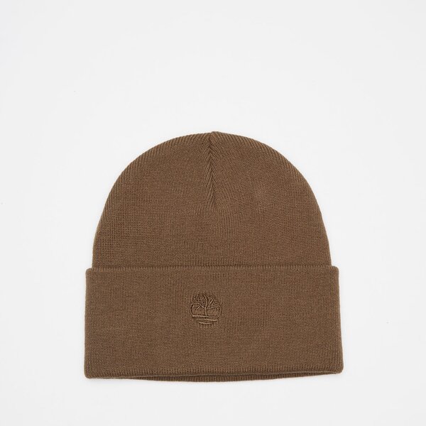 Damska czapka zimowa TIMBERLAND CZAPKA CUFF BEANIE W/ EMBROIDERED LOGO tb0a61cja581 kolor zielony