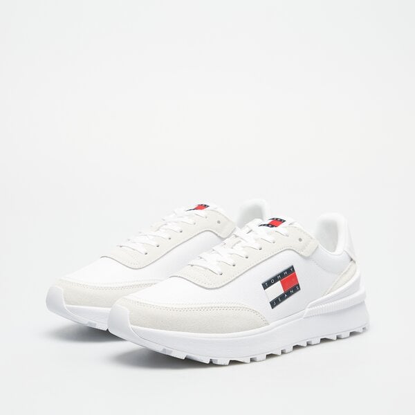 Męskie sneakersy (buty) TOMMY HILFIGER TJM TECHNICAL RUNNER ESS em0em01265ybr kolor biały