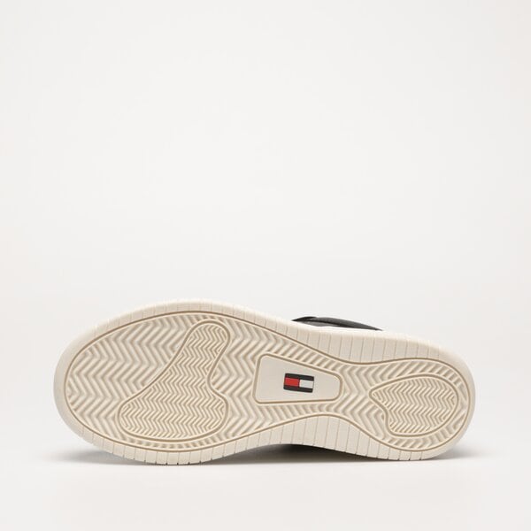 Damskie sneakersy (buty) TOMMY HILFIGER TJW RETRO BASKET FLATFORM CHARM en0en02245bds kolor czarny