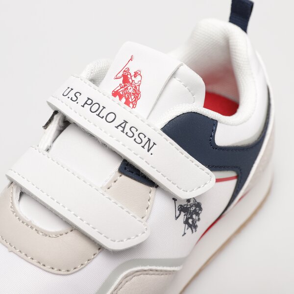 Dziecięce sneakersy (buty) U.S. POLO ASSN. NOBIK009 nobik009kwhidbl08 kolor biały