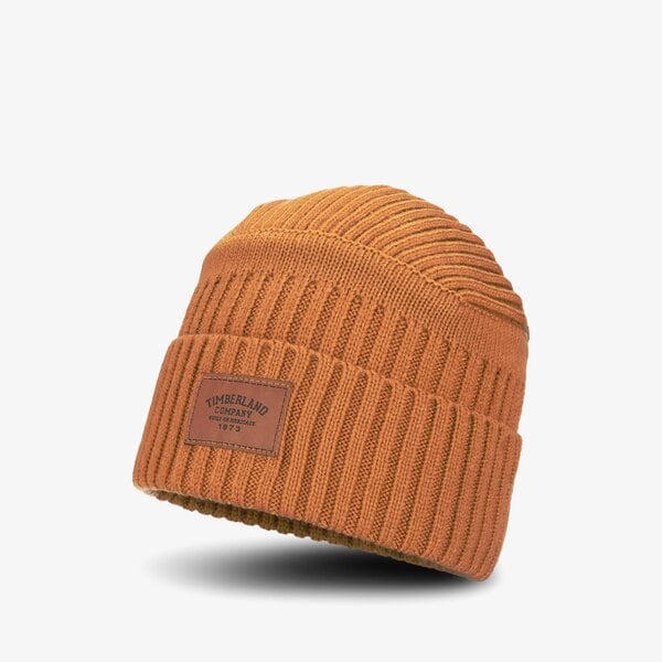 Damska czapka zimowa TIMBERLAND CZAPKA RIBBED BEANIE tb0a1egw2311 kolor żółty