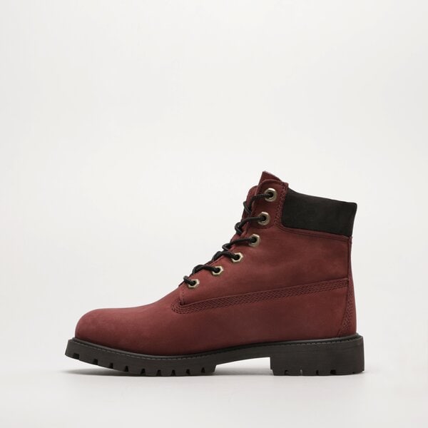 Dziecięce trapery TIMBERLAND 6 IN PREMIUM WP BOOT tb0a64a1c601 kolor bordowy