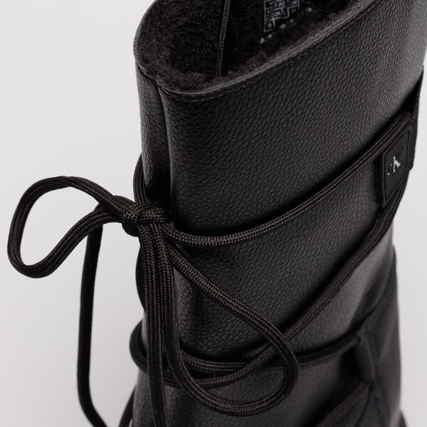 Damskie śniegowce CALVIN KLEIN HIDDEN WEDGE CUPSOLE SNOW BOOT yw0yw00772bds kolor czarny