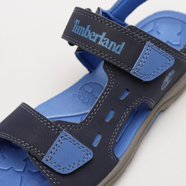 Dziecięce sandały / klapki TIMBERLAND MOSS JUMP 2 STRAP SANDAL JUNIOR tb0a1yns0191 kolor granatowy