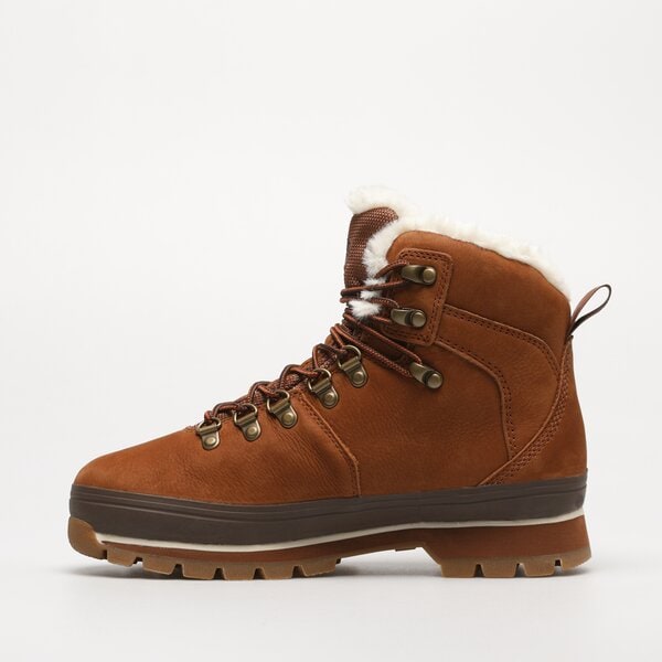 Damskie buty outdoor (trekkingowe) TIMBERLAND EURO HIKER WP FUR LINED tb1a2ke7f131 kolor brązowy