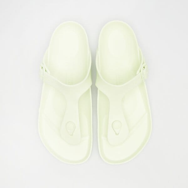 Damskie klapki BIRKENSTOCK GIZEH EVA FADED LIME 1024508 kolor limonkowy