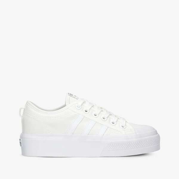 Damskie trampki ADIDAS NIZZA PLATFORM  fv5322 kolor biały