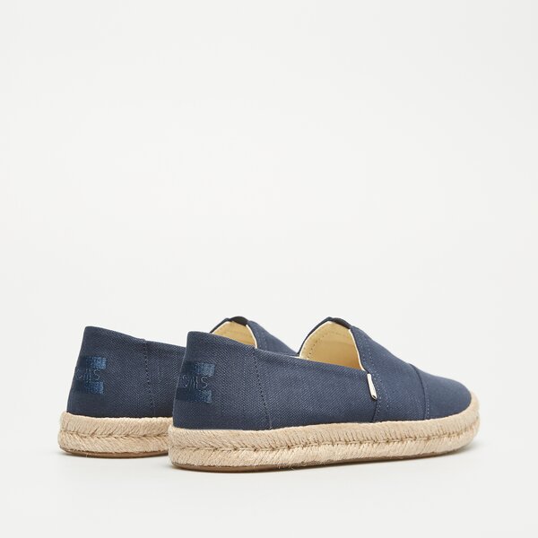 Damskie espadryle TOMS NAVY RECYCLED COTTON 10020708 kolor granatowy