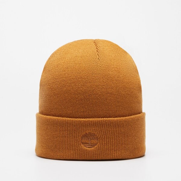 Damska czapka zimowa TIMBERLAND CZAPKA CUFF BEANIE W/ EMBROIDERED LOGO tb0a61cj2311 kolor żółty