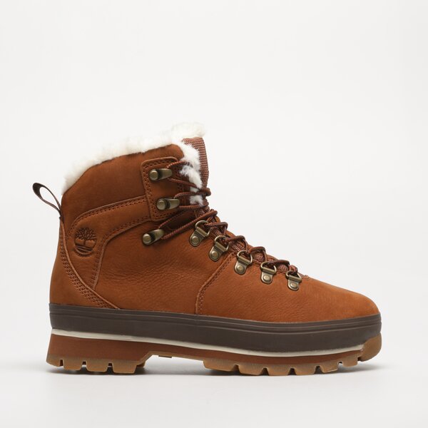 Damskie buty outdoor (trekkingowe) TIMBERLAND EURO HIKER WP FUR LINED tb1a2ke7f131 kolor brązowy