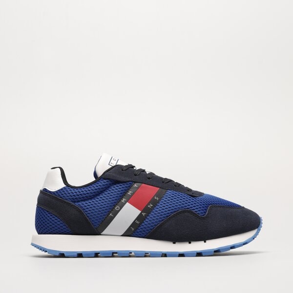 Męskie sneakersy (buty) TOMMY HILFIGER TOMMY JEANS RETRO RUNNER MESH em0em01172c66 kolor niebieski